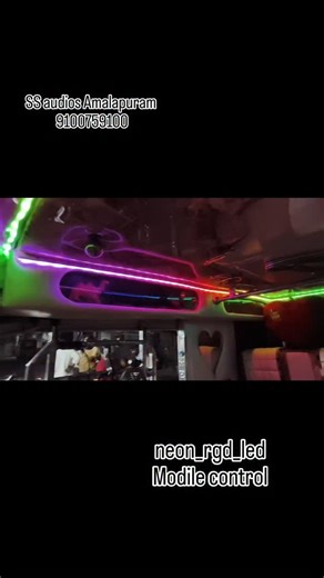 Sri Srinivasa digital Audios on Instagram: "Mobile app controlling neon rgd LED light with remote More detail call me 9100759100 @ss_digital_audios #ledlights #amalapuram #konaseema #auto #viralvideos"