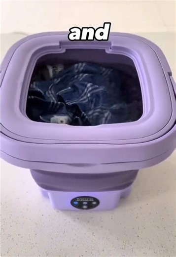 🧺 New Retractable Folding Washing (Portable Foldable Washing Machine) This mini washer is going VIRAL 🔥 No space? No problem. Wash your clothes anytime, anywhere with this retractable & foldable washing machine — perfect for small homes, dorms, travel, camping, and baby clothes. ✅ Retractable & Foldable Design – Ultra space-saving ✅ Portable & Lightweight – Easy to carry & store ✅ Powerful Mini Washing – Deep clean for small loads ✅ Water & Energy Saving – Eco-friendly choice ✅ Multi-Purpose U