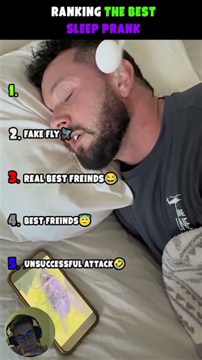 Ranking The Best Sleep Prank #shorts