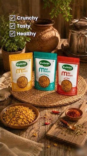 Crunchy tasty and healthy | Ruchiga Millet Mixture Snacks | MedPlusMart