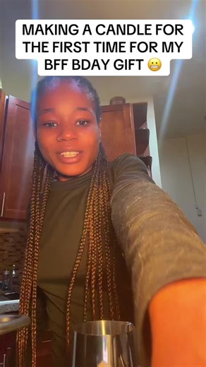 Making a Candle for a Birthday Gift