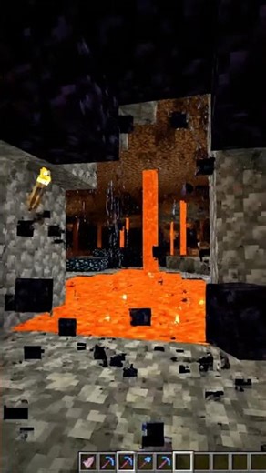 I Nearly Mined Into a MASSIVE Lava Lake in Minecraft (POV)