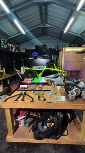 Like it’s 1999 #banshee #scootinskittle *Full video link in bio* #powdercoat #powdercoating #prismatinpowder #flourescentorange #mermaidcandy | Scootin Skittle