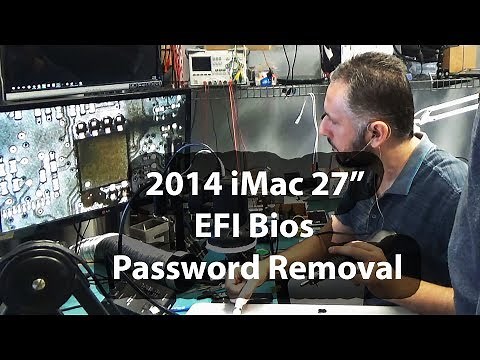 iMac 27" late 2014 Unlock EFI Bios Password removal - A1419 Firmware rom chip replacement