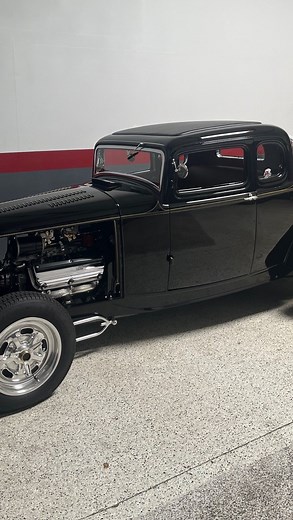 FOR SALE - Henry Ford Steel 5 Window🔥🔥🔥 ➡️ Visit opposingcylinders.com for complete photo gallery. 1932 Ford Five Window Coupe True Period Correct Hot Rod Custom Build 2008 Street Rodder cover 2008 All Steel Henry Five Window Coupe 3” Chop American Stamping Rails Pete and Jakes Ladder Bars Pete and Jakes 4” Drop Axel, Hairpins and Spindles Brand New Wheels and Tires Second Set of Steel Wheels and Tires Winter’s Quick-Change ‘55 Hemi, Hot Heads Cam, Cam Drive, Timing Cover, Pulley Dual Quads I