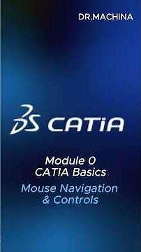 CATIA V5 Basics – Mouse Navigation & Controls #catiav5 #engineering