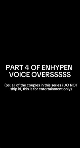 ENHYPEN VOICEOVER PART 4 !! #enhypen