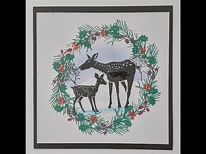 "Card-io Christmas Wreath" Video Tutorial