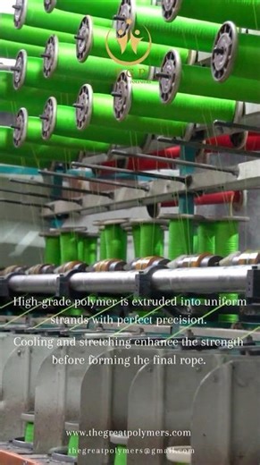 From Polymer to Powerful Rope – The Precision Extrusion Process–THE GREAT POLYMERS/INDIA
