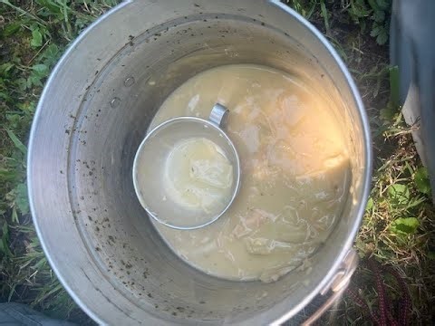 Mess Kit Canteen Chicken and Dumplins in a Scout Patrol Cook Set