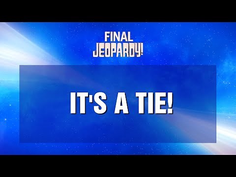 This Final Jeopardy! Finished With a Tiebreaker | JEOPARDY!