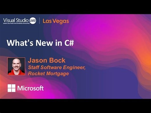What s New in C# | Visual Studio Live Las Vegas 2026 | dotnet Amsterdam
