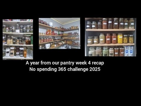 365 No Spend Pantry Challenge weekly recap - Jan 24 2026