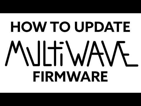 How to update firmware on MultiWAVE