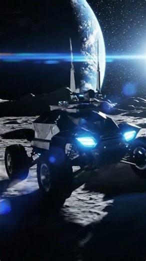 “Alone on the Moon: Rover Explores Earth’s View 🌍 | Space Real Story”