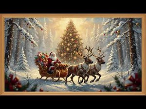 Magical Santa Journey 2026 🎄🛷 Cozy 4K Christmas Animation Holiday TV Screensaver