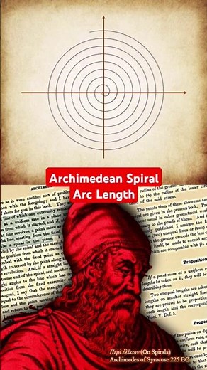 Archimedean Spiral Arc Length #archimedes