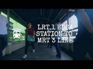 | Virtual Walk | LRT 1 EDSA STATION TRANSFERRING TO MRT 3 LINE (Manila, Philippines)