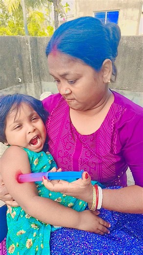 😱🫣😡6 month baby pvc vaccine moment short#trending#video#vairal#youtubeshorts#