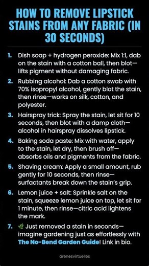 How to Remove Lipstick Stains from Any Fabric (In 30 Seconds) #ad (Verify Info)