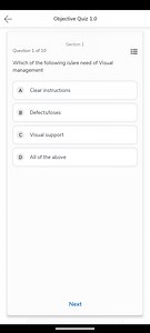 Question: Need of Visual ManagementWhich of the following is/... | Filo