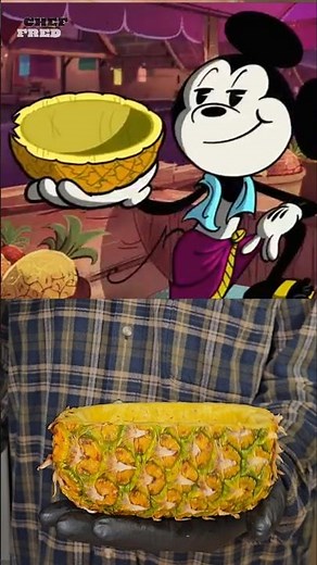 Mickey 'n' Minnie's Fry-Off Street Food Scramble!🍍🍚 #shorts #mickeymouse #friedrice #disney