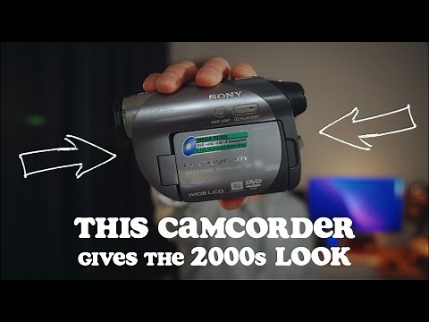THIS Camcorder gives a 2000s look // Sony DCR-DVD304