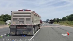 Eastbound Highway 401 closed in Mississauga after fatal collision involving 3 transport trucks