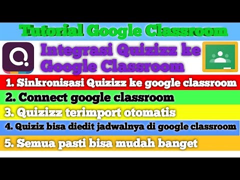 Cara memasukkan quizizz ke google classroom