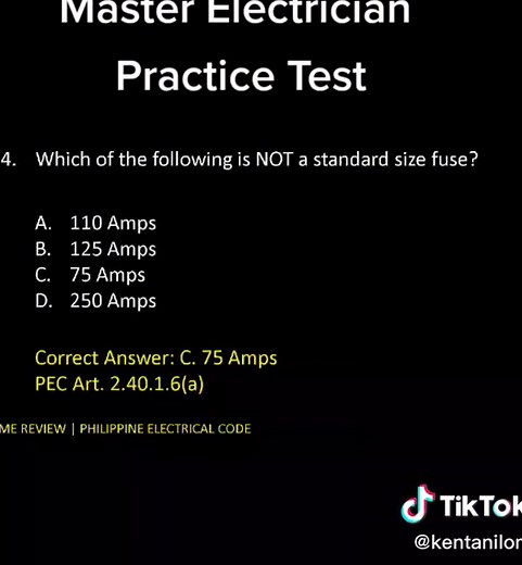 Master Electrician Practice Test Preparation Guide