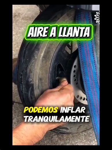Como echar aire a la llanta #mantenimientopreventivo #ReparacionDeMotos #mecanicademotos #RepuestosDeMotos #MantenimientoDeMotos