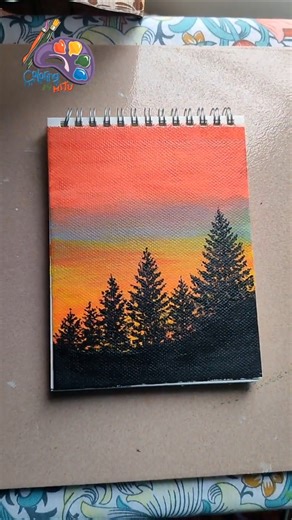 Easy landscape painting ideas ✨