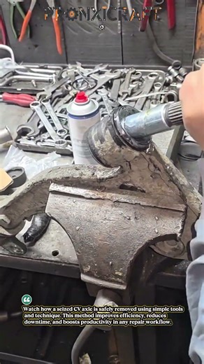 Stuck CV Axle Removal Hack | Fast & Effective Workshop Technique
