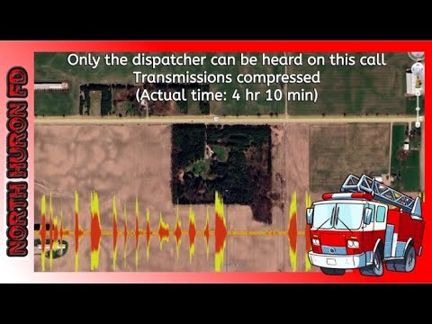 Clinton House Fire (FD Dispatch Audio Only)