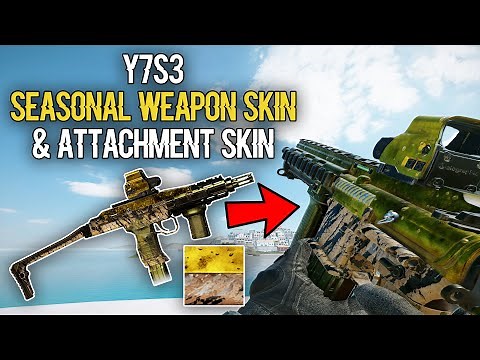 Y7S3 SEASONAL WEAPON SKIN "Weathered Partner" + Attachment Skin - IN-GAME Showcase - Rainbow6 Siege