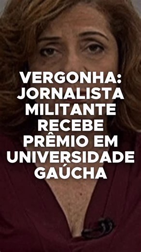9.7K views · 595 reactions | Símbolo de mau jornalismo e meme ambulante, Miriam Leitão vai receber título honoris causa na Unilassale de Canoas. É uma vergonha que a universidade queira premiar quem usa a imprensa para promover a censura e ser submissa ao governo. | Ramiro Rosário | Facebook