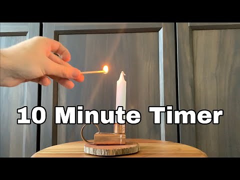 10 Minute Timer | Candle Melting Timelapse | Relaxation & Mindfulness for Classroom and Meditation