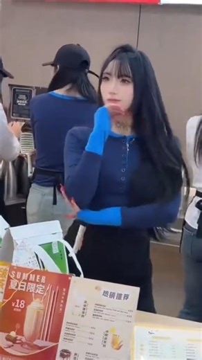 Part 4 Interesting.! A Chinese Store Tempts Customers with a Dance Show by Beautiful Girls 🤣 #shorts