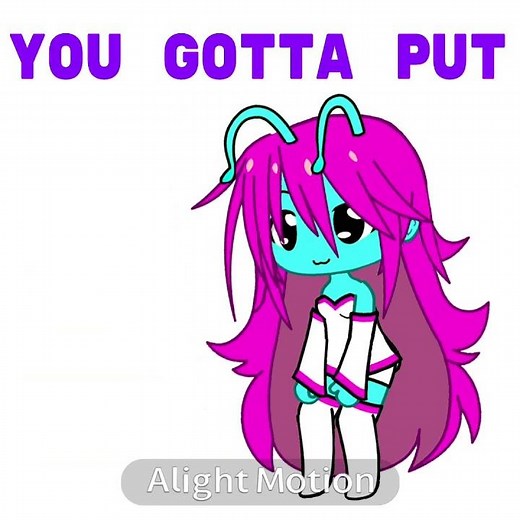 Made this oc today she is just a silly alien #viral #fyp #tweening #gacha #oc #alien #drawing #art