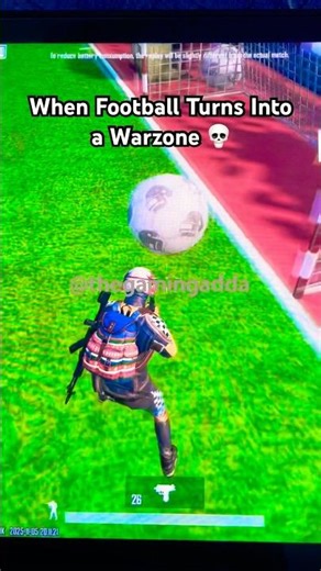 When Football Turns Into a Warzone #bgmi #gaming #gamer #shorts #viral