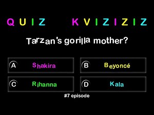Quiz Kviziziz #7 episode - original silly questions and answers