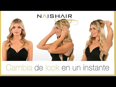 Como poner extensiones con hilo invisible.