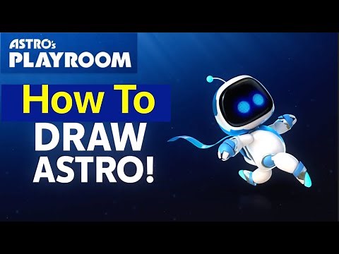 How To Draw Astro Bot (From Developers of Astro's Playroom)