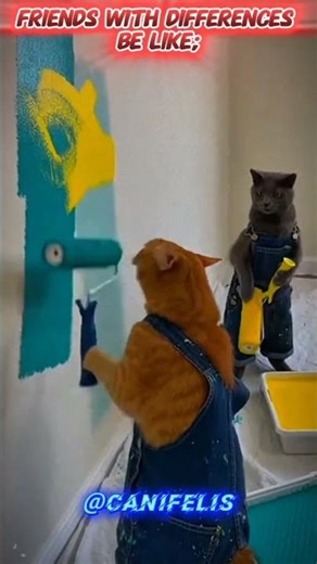 Cats 🍷 #animalcomedy #catfail