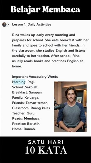 Lesson 1: Daily Activities