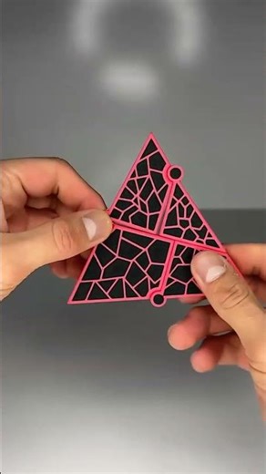 3D "Printed square to triangle", fidget!! #viral #asmr #ytshorts