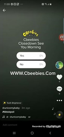 Cbeebies Closedown