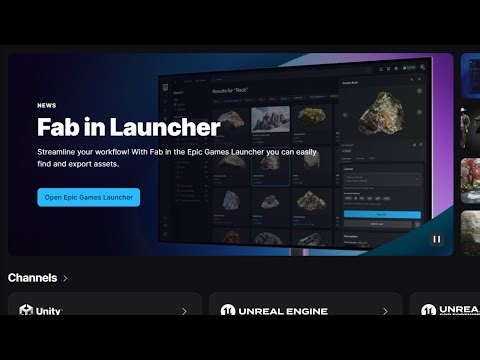 Fab in Launcher EXPLAINED: The NEW Way to Manage 3D Assets! (Blender, Maya, Unreal Engine)