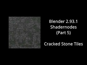 Create procedural cracked stone tiles in Blender under 5 minutes!