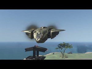 Flyable Pelican that can drop off troops and cargo